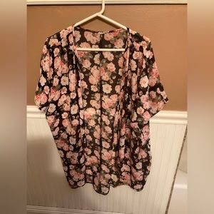 Flower kimono top